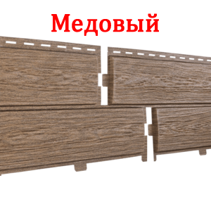 Панель фасадная Хокла Лиственница Медовый 2000 мм