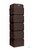 Угол для фасадной панели "Клинкерный кирпич" коричневый 410 мм #5