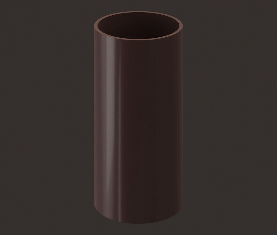 Труба водосточная система Lux Дёке 100 мм шоколад