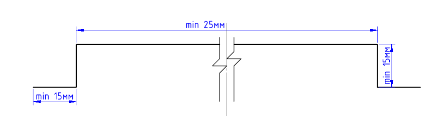 Панель линеарная ПЛ - 400 266 мм