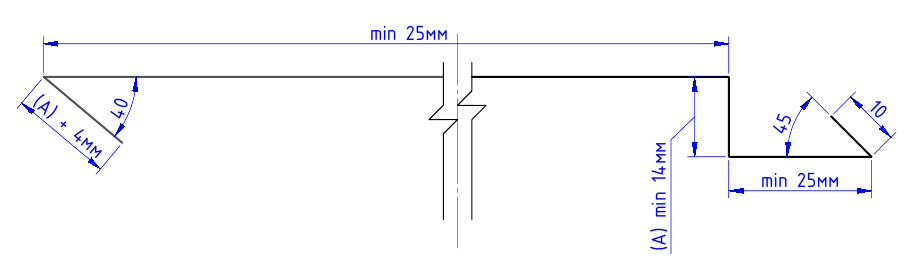 Панель линеарная ПЛ - 300 359 мм