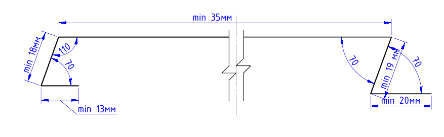 Панель линеарная ПЛ - 200 2500 мм