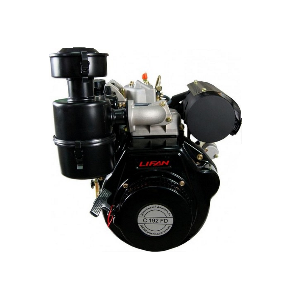 Двигатель бензиновый LIFAN C192FD 6А диз. 4-такт., 15л.с. эл.стартер, вал 25мм(катушка 6А)
