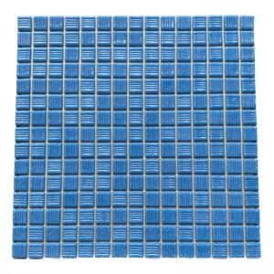Мозаика стеклянная Aquaviva Blue, чип 20 × 20 × 4 мм, лист 327 × 327 мм, цена за 1 м2