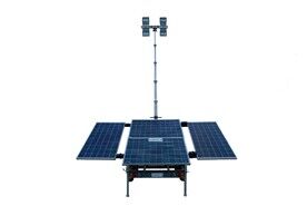 Установка передвижная осветительная на солнечных батареях ПОУ 9(Л) 4х100 (LED)-СБ АРГУС