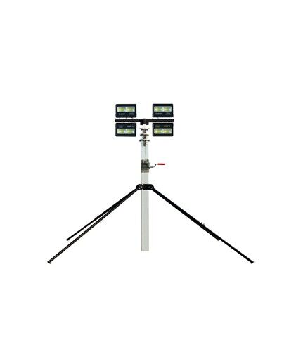 Мачта с лебедкой усиленная складная телескопическая ПМО-10м(Л)-4х100Вт(С) АРГУС