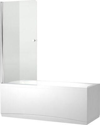 Шторка для ванны Aquanet Alfa 1 NF6211, прозрачное стекло (NF6211) Alfa 1 NF6211 прозрачное стекло (NF6211)