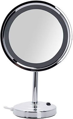 Косметическое зеркало Aquanet 2209D (21.5 см, с LED-подсветкой) хром 2209D (21.5 см с LED-подсветкой) хром