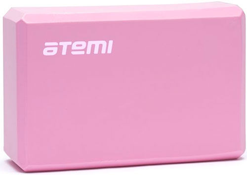 Блок для йоги Atemi AYB01P 225х145х75, розовый AYB01P 225х145х75 розовый