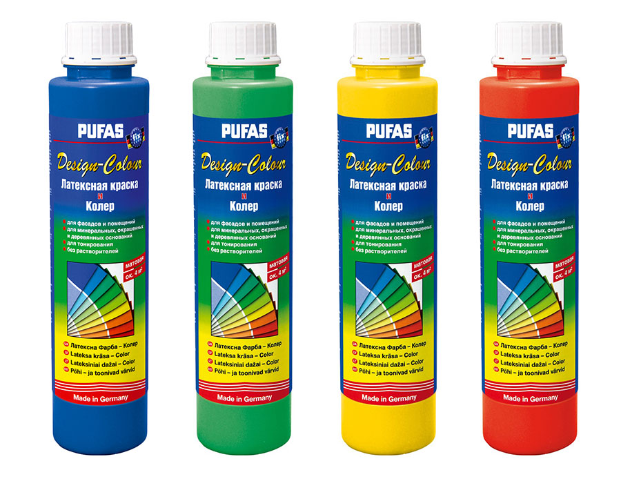 Латексная краска Pufas Design Colour