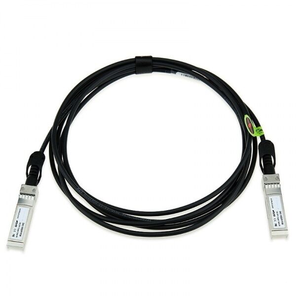 Интерфейсный кабель Huawei Интерфейсный кабель Huawei 02310MUP Вилки кабеля SFP+ Длина кабеля 3м.