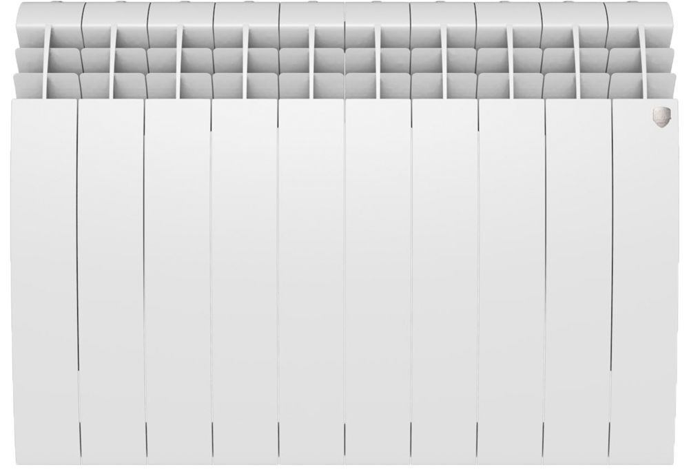РОЯЛ ТЕРМО Билинер радиатор биметаллический 1" 500/87мм (10 секций) белый / ROYAL THERMO Biliner радиатор биметаллически