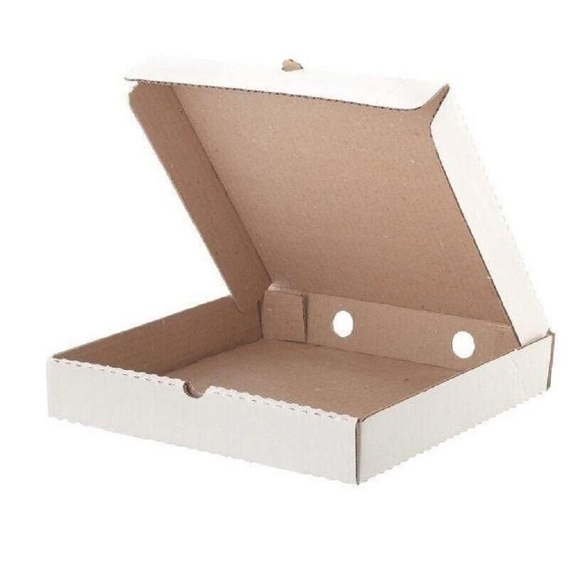 Коробка для пиццы 340х340х40 мм Т-22 белая (50 штук в упаковке) NoName