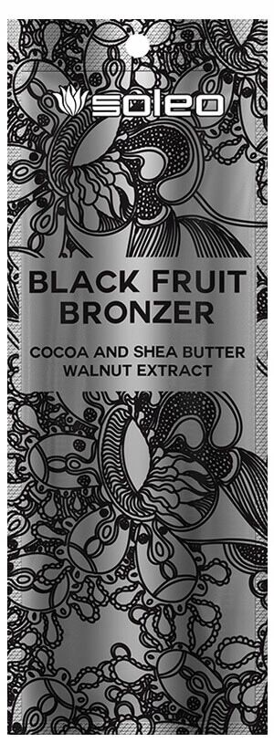 Крем для загара Soleo Black Fruit Bronzer (15 мл) бронзатор с натуральным кокосовым маслом