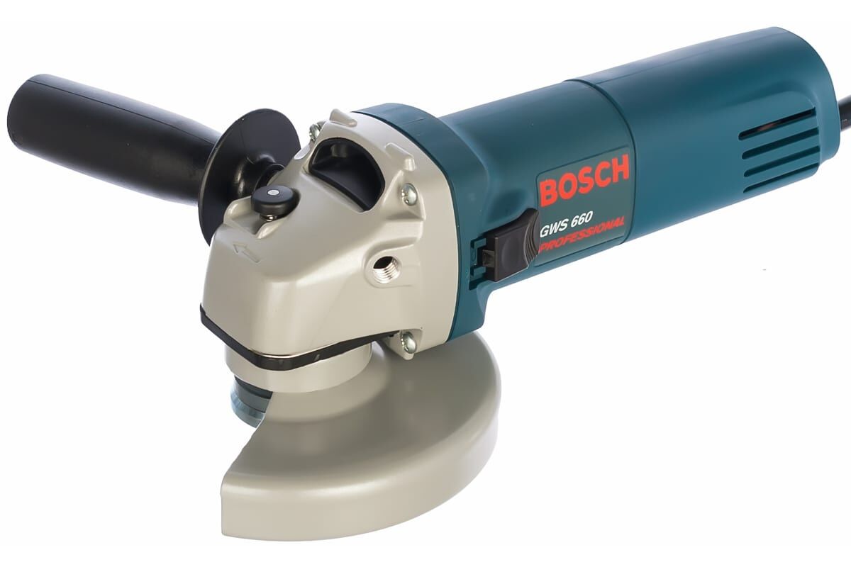 Угловая шлифмашина ф125 мм, 660 Вт, Bosch GWS 660 0.601.375.08N