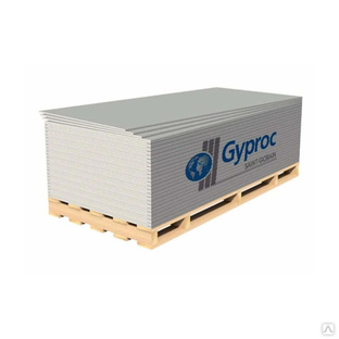 Гипсокартон Gyproc Optima стандартный 2500х1200х12,5 