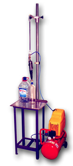 Полуавтоматическое устройство укупорки бутылок пластмассовыми пробками с резьбой МПКС-УУ-3ПН и МПКС-УУ-3