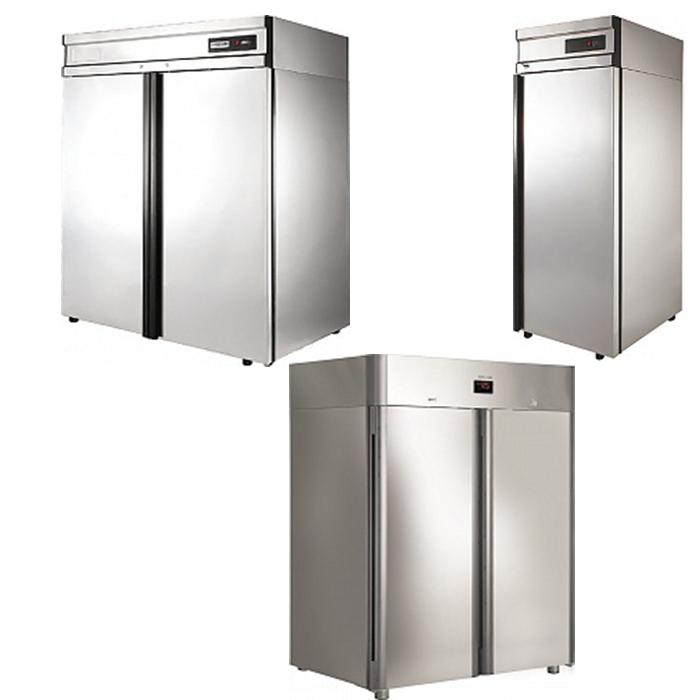 Холодильные шкафы из нержавеющей стали с металлическими дверьми, Grande