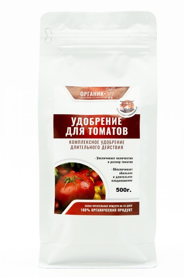 Удобрение для томатов 500г, Органик+ 51100
